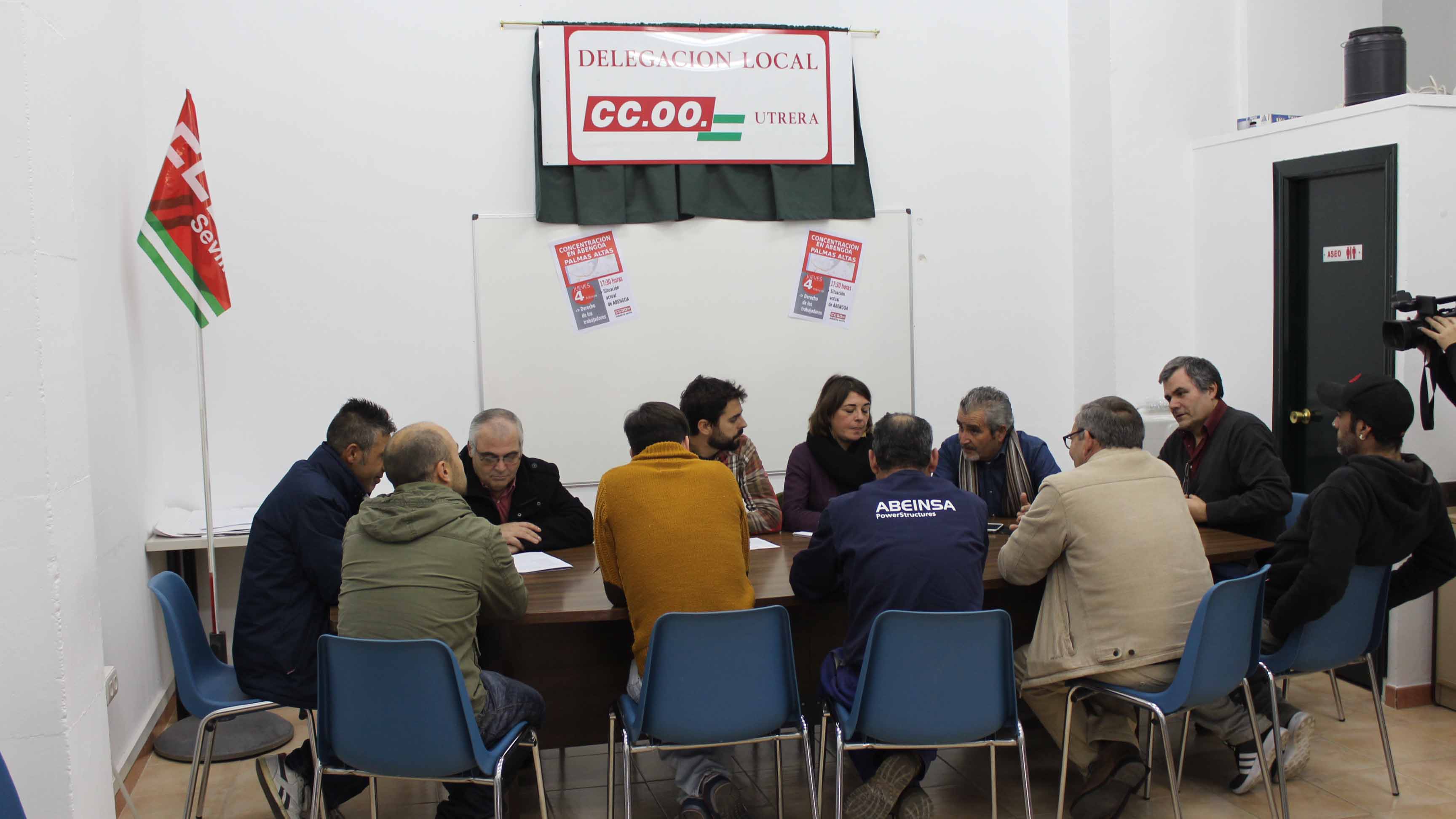 La mesa de trabajo celebrada en Utrera/ A.F.