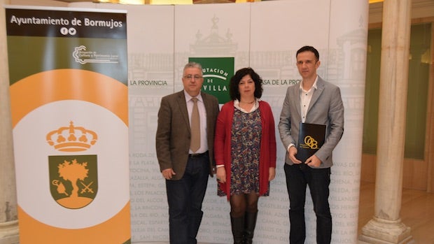 Francisco Molina, Raquel Gómez y Alberto Álvarez en la presentación-ABC