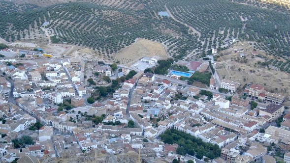 Vistas del municipio jiennense de Bedmar