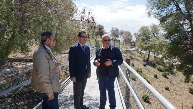 La pasarela reabierta tras los trabajos