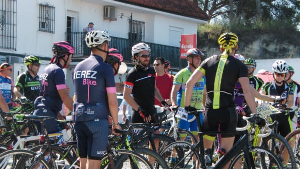 Reciente manifestación ciclista en Jerez