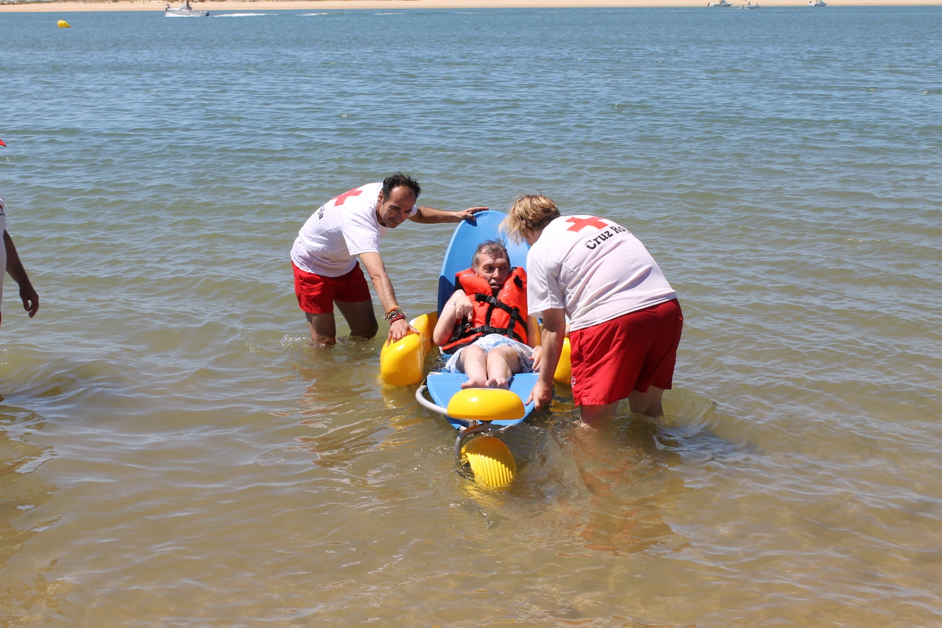 El mar en Huelva no tiene barreras