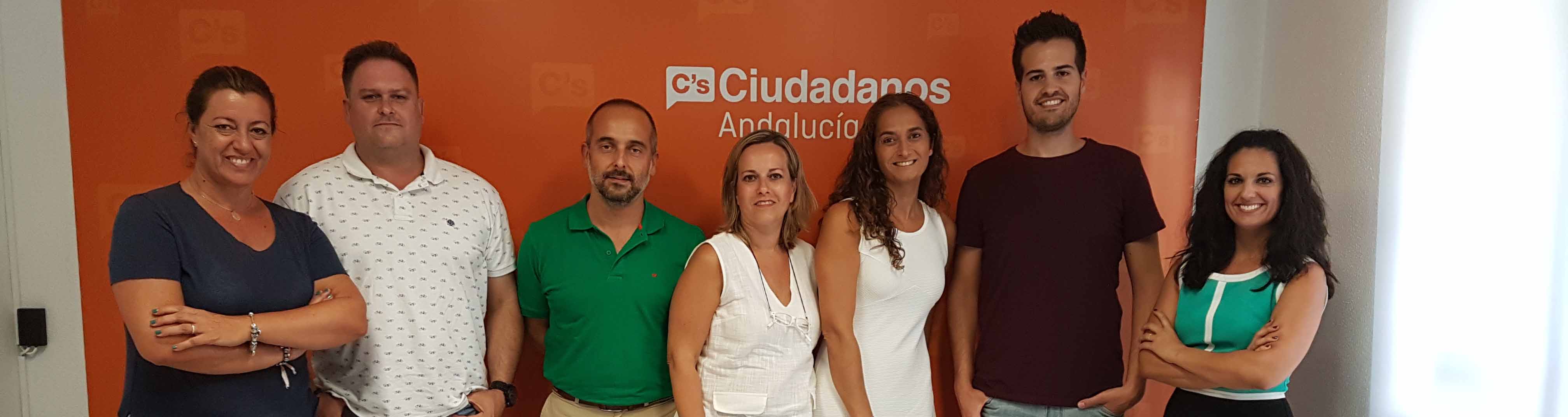 Los componentes de Ciudadanos en Utrera