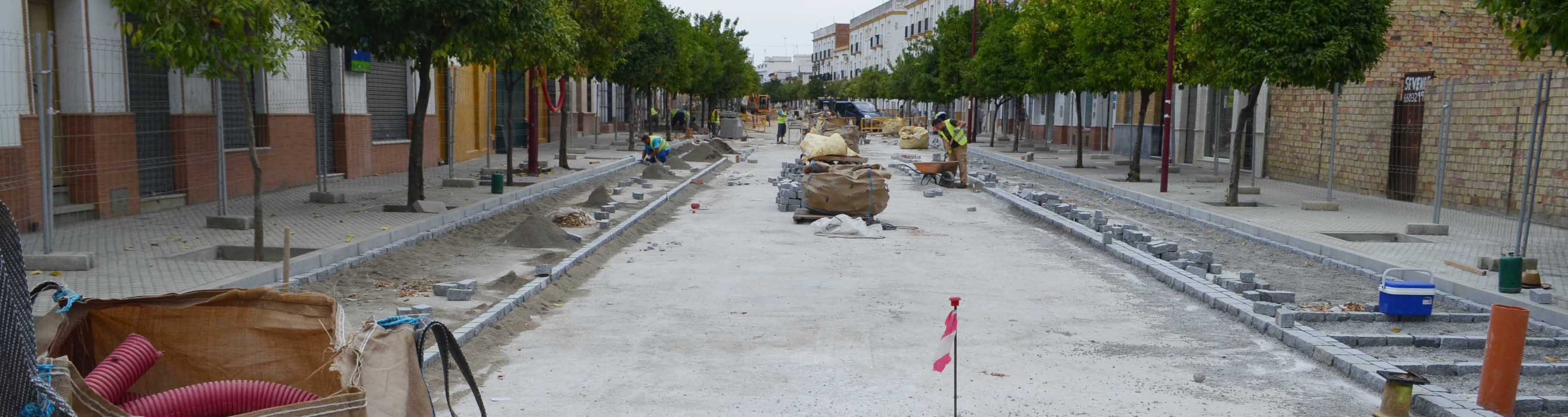 Las lluvias de primavera han retrasado las obras /A.F.