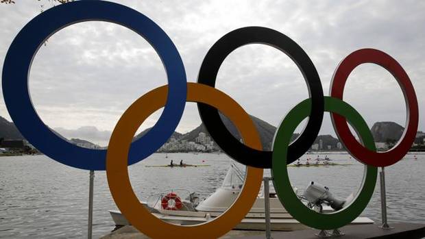 Anillos olímpicos, en Río.