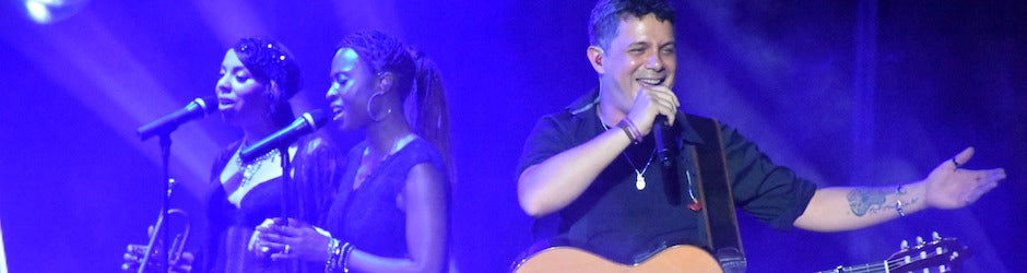 Alejandro Sanz en uno de sus conciertos en Starlite Marbella