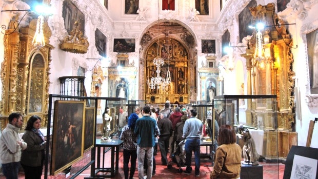 La exposición se integra en la iglesia conventual, valioso exponente del mudéjar conventua