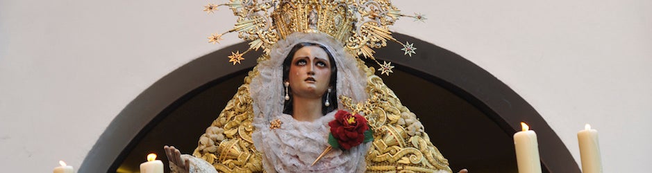 La Señora de Zamarrilla durante su traslado