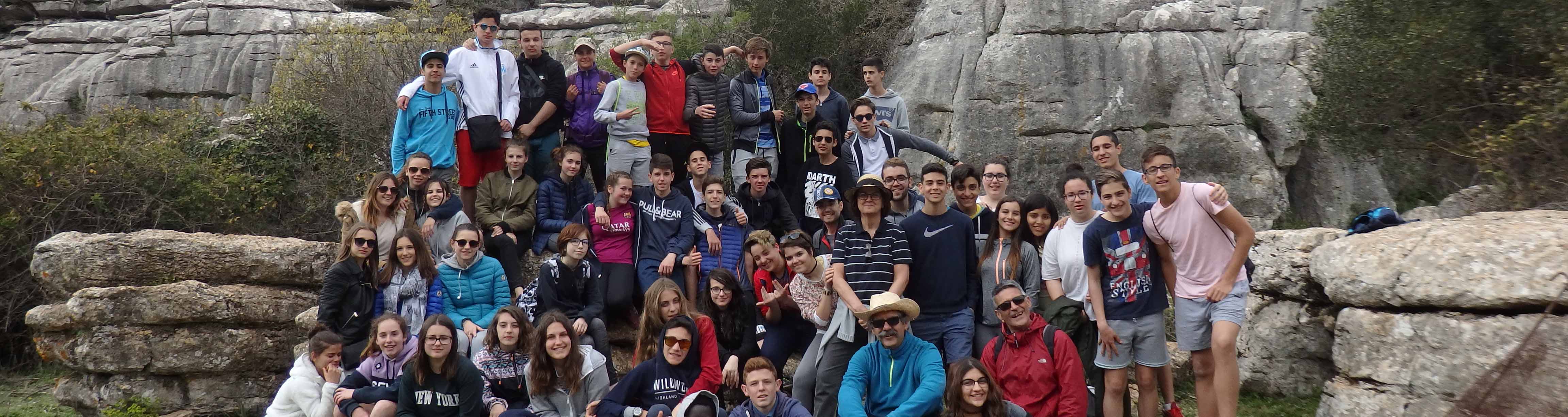 Los alumnos franceses en su visita a tierras andaluzas