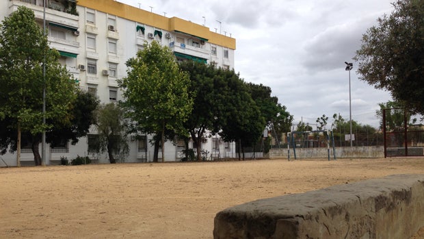 La zona deportiva del Parque Giralda de Dos Hermanas donde ha ocurrido la agresión