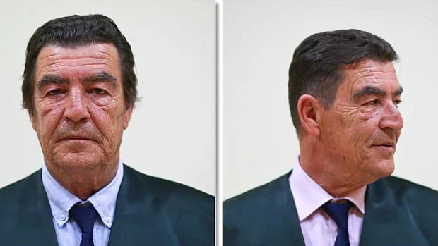 El juez de menores Emilio Calatayud, antes y después del corte de pelo
