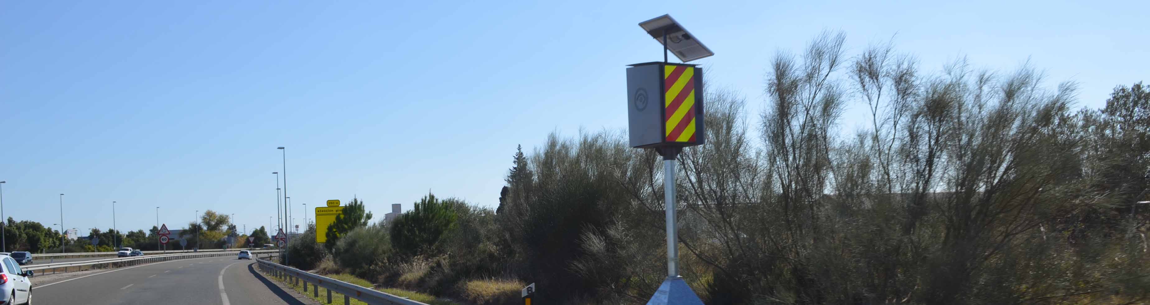 El radar se encuentra en el margen derecho de la autovía