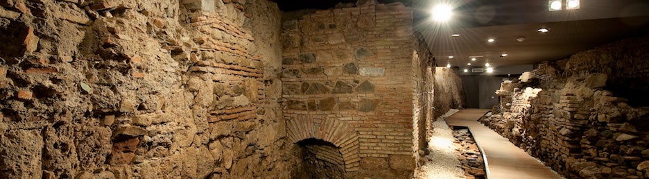 Parte de la muralla árabe conservada