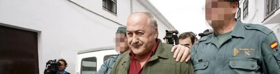 José Manuel Martín Alba cuando fue detenido por la Guardia Civil