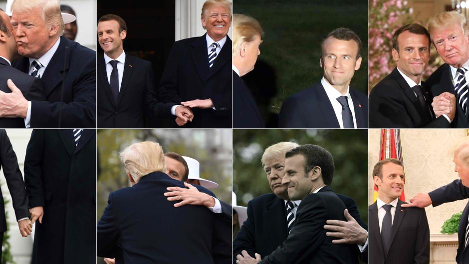 Macron y Trump, el idilio de amistad forzado entre «machos alfa»