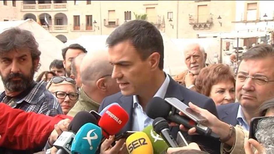 Sánchez dice que Gabilondo "es el candidato que reúne más apoyos"