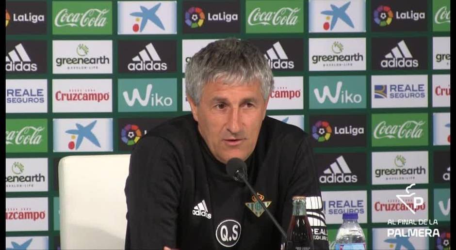 Setién y sus lágrimas tras la clasificación europea