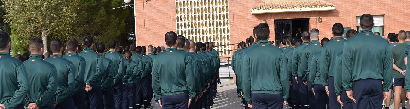 Alumnos de la Academia de la Guardia Civil de Baeza