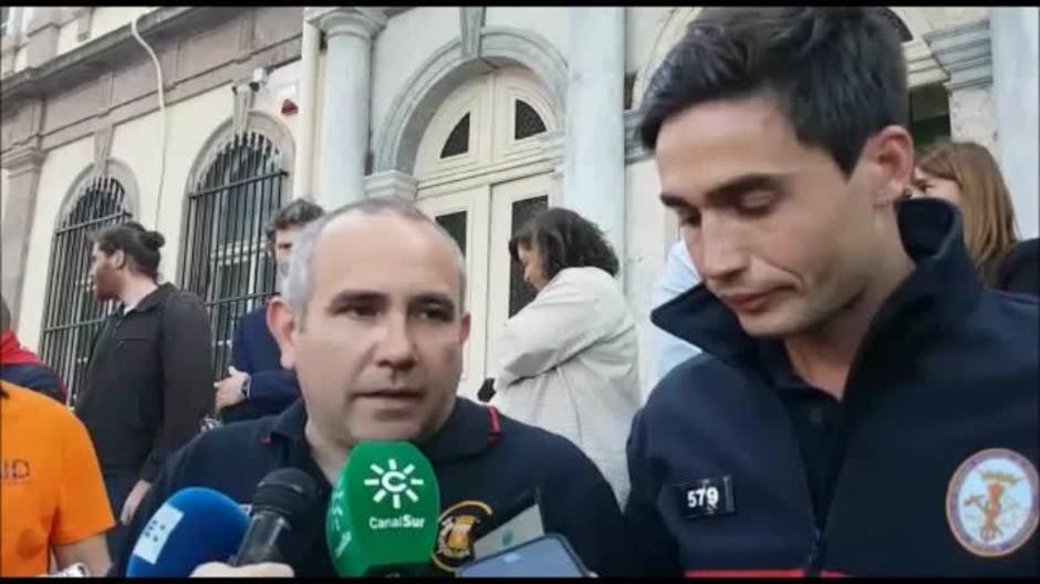 Declaraciones de los bomberos sevillanos, una vez absueltos