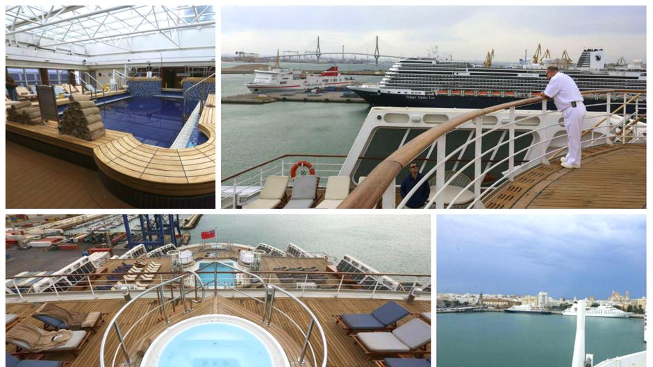 Vídeo: El lujoso 'Queen Mary 2' regresa a Cádiz