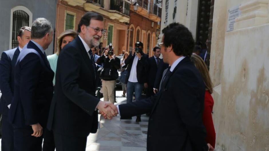 La llegada de Mariano Rajoy a Cádiz