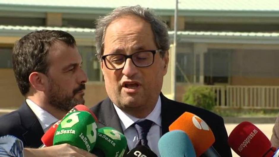 Quim Torra visita a los Jordis en la cárcel de Soto del Real