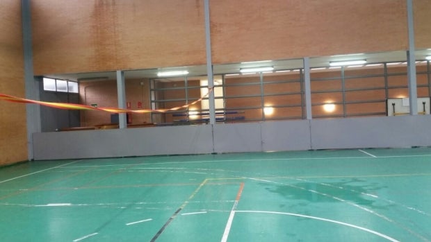 Las pistas deportivas han quedado inutilizables varias veces este año por las lluvias