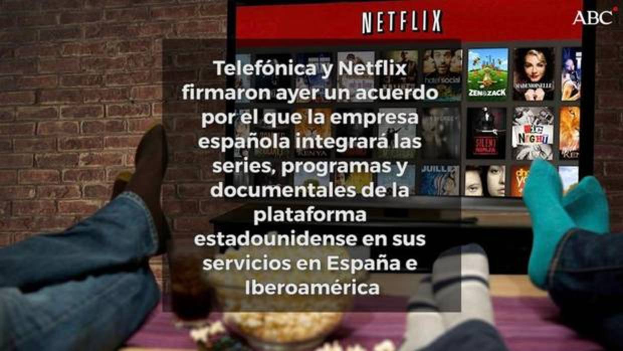 Telefónica y Netflix firman un acuerdo