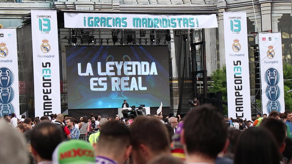 La celebración del Real Madrid, desde dentro