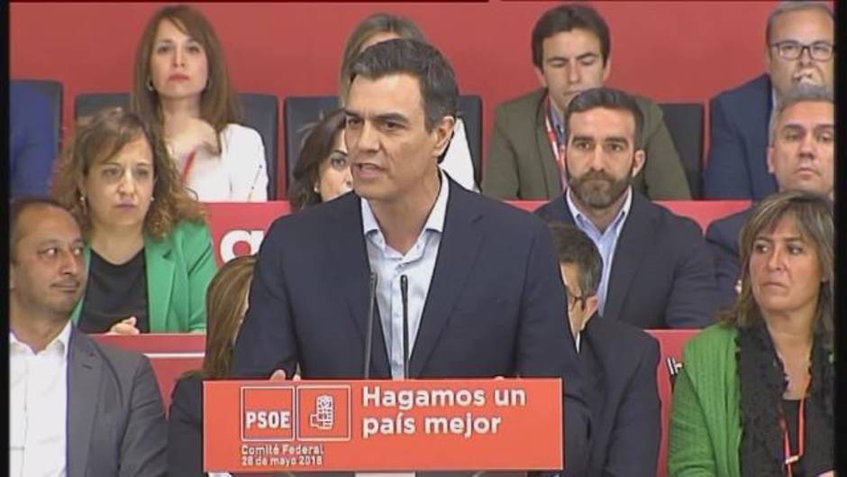 Sánchez: "Moción de censura, estabilidad y elecciones"