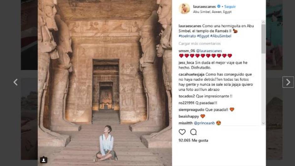 El impresionante viaje de Risto y Laura Escanes a Egipto