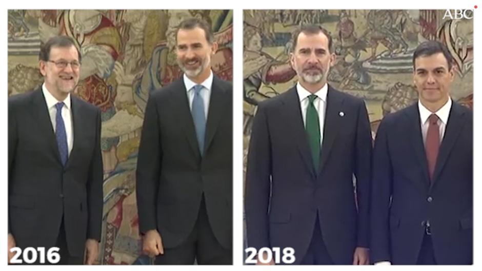 En vídeo: Compare la toma de posesión de Rajoy con la de Sánchez