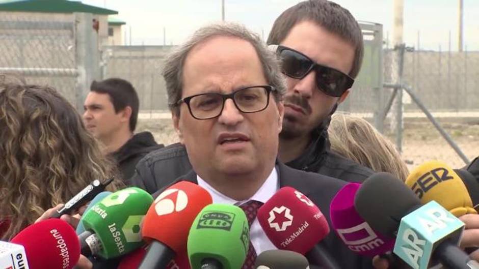 Torra insiste en la "urgencia" de reunirse con Sánchez