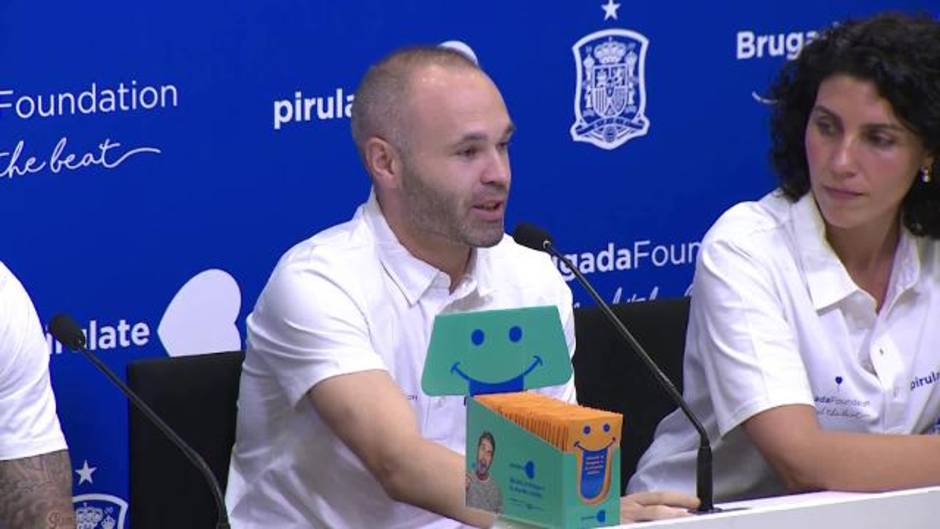 Iniesta destaca el "magnífico trabajo" de la Fundación Brugada