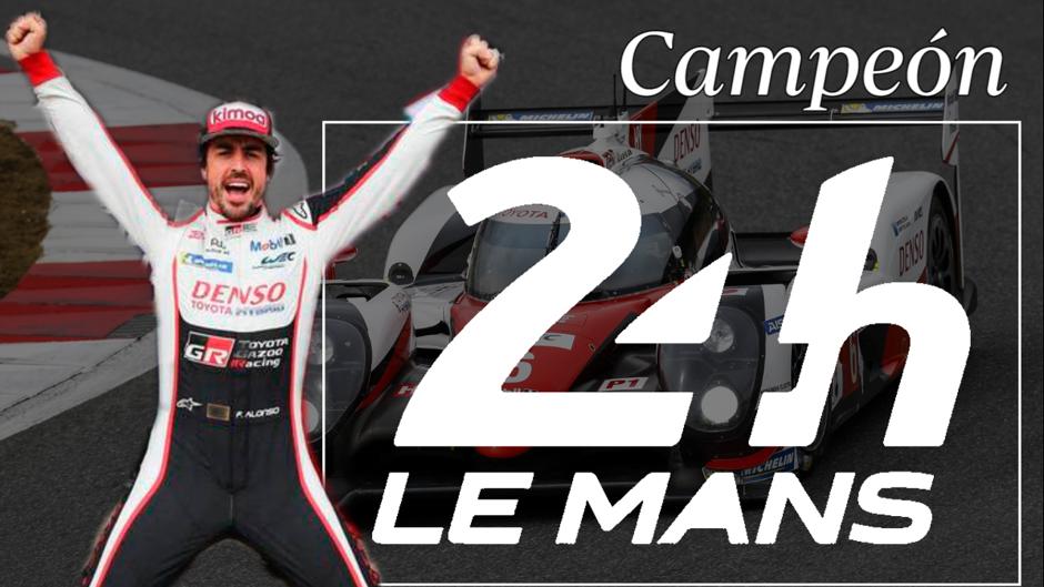 Fernando Alonso, campeón intratable en las 24 horas de Le Mans