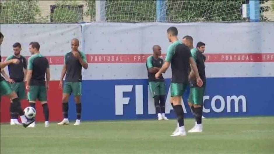 Portugal y Cristiano preparados para el partido decisivo contra Irán