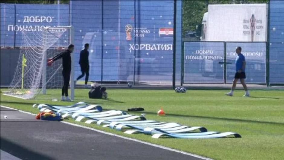 Croacia se prepara para su asalto de octavos ante Dinamarca