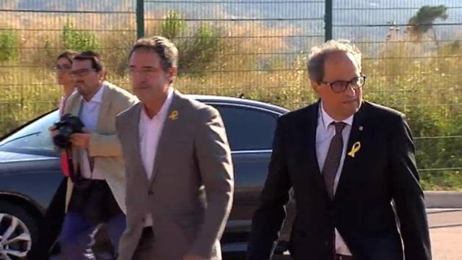 Torra visita a Junqueras, Romeva y los Jordis en la cárcel de Lledoners