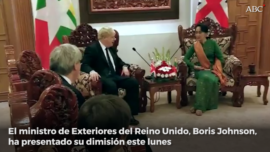 Boris Johnson presenta su dimisión como ministro de Exteriores británico