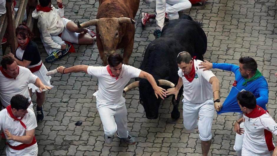 Vídeo del encierro de Sanfermines del 10 de julio