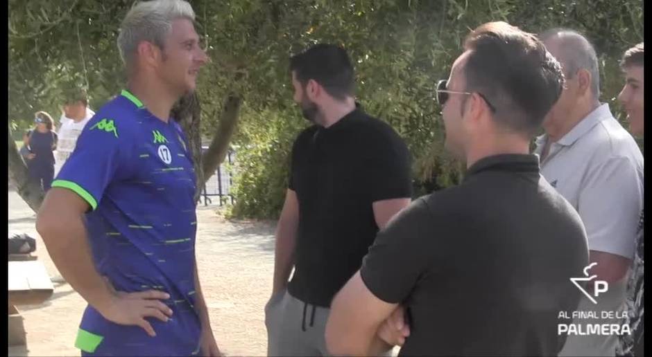 Joaquín recibió en Montecastillo la visita de su padre