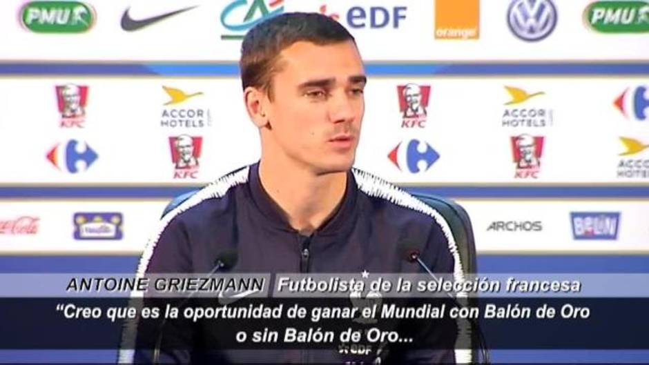 Griezmann: "Ganar el Balón de Oro me importa poco ahora mismo"