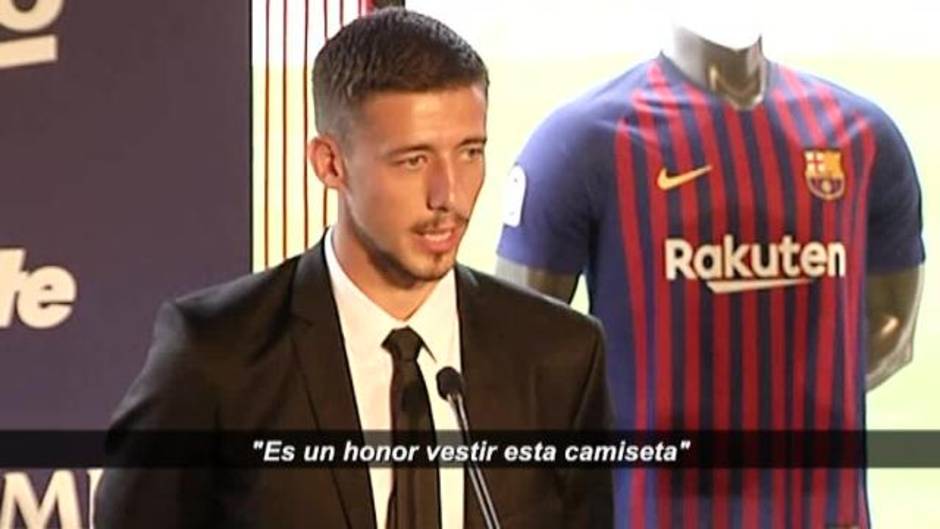 Lenglet: "Es un honor vestir la camiseta del Barça"