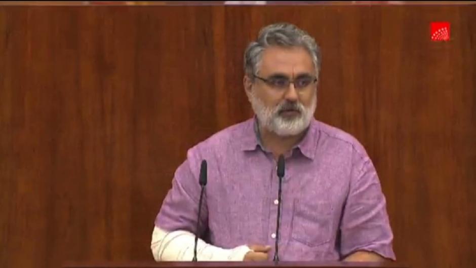 Un diputado del PP pide disculpas por acudir al Pleno vestido «como uno de Podemos»