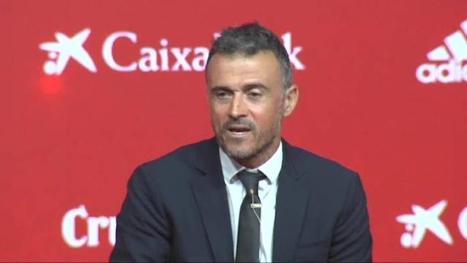 Así ha sido la presentación de Luis Enrique