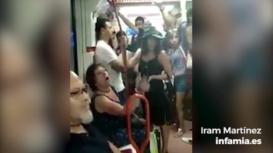 Comentarios racistas a una niña de 5 años por querer sentarse en el metro de Madrid