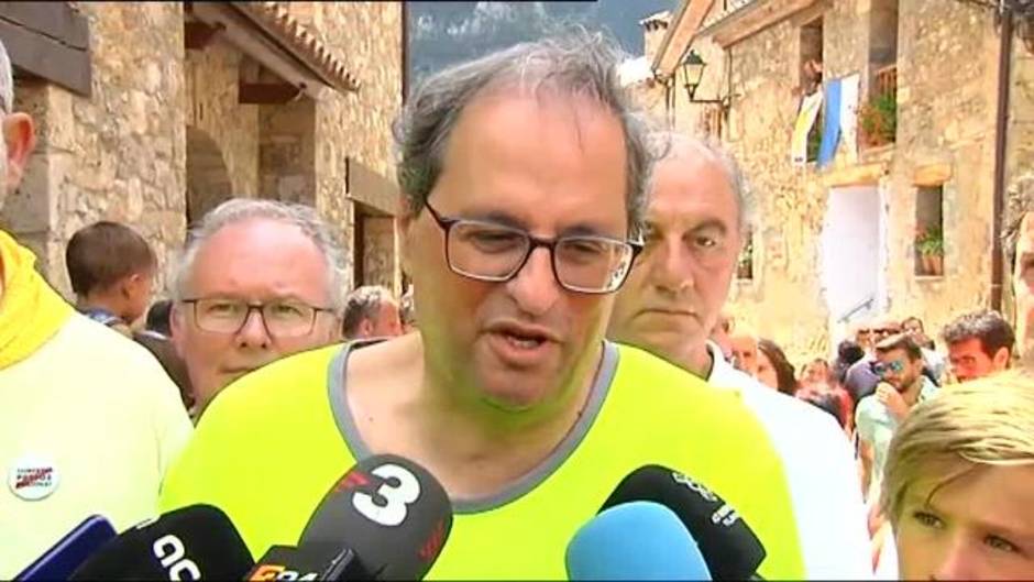 Torra asiste a un acto de homenaje al exconseller Turull en Lleida