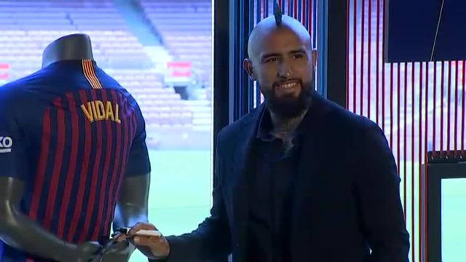 Arturo Vidal: "Estoy muy feliz de estar en el mejor club del mundo"