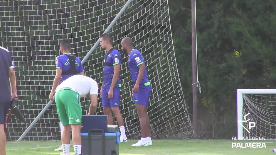 Sidnei participa en su primer entrenamiento con el Betis