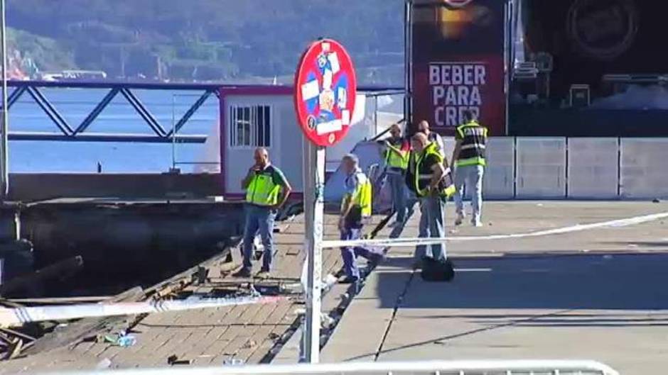 Acero oxidado y hormigón cuarteado, así estaba el muelle de Vigo